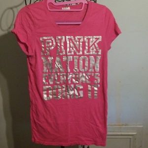 Victoria's secret pink nation  Shirt